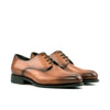 PLAIN TOE DERBY COGNAC (TRADITIONAL-Z1)
