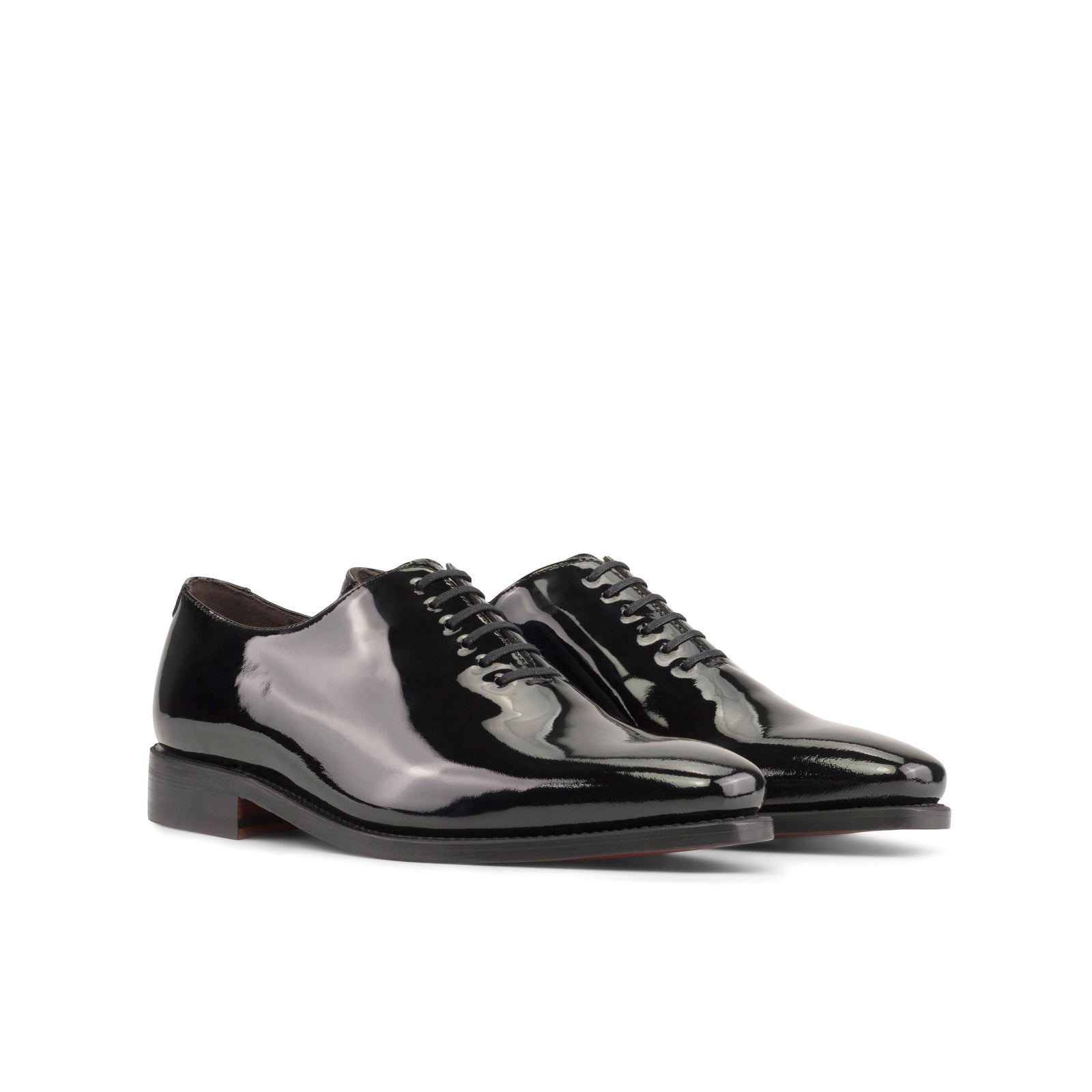 【デッドストック】Patent Leather Shoes size 101/2 PHIL GATIÈR by REPO 10101a Black Patent Leather Lace Up