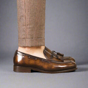 TASSEL LOAFER TOBACCO BROWN PATINA (TRADITIONAL-Z1)