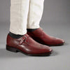SINGLE MONK BURGUNDY (CLASSIC-M1)